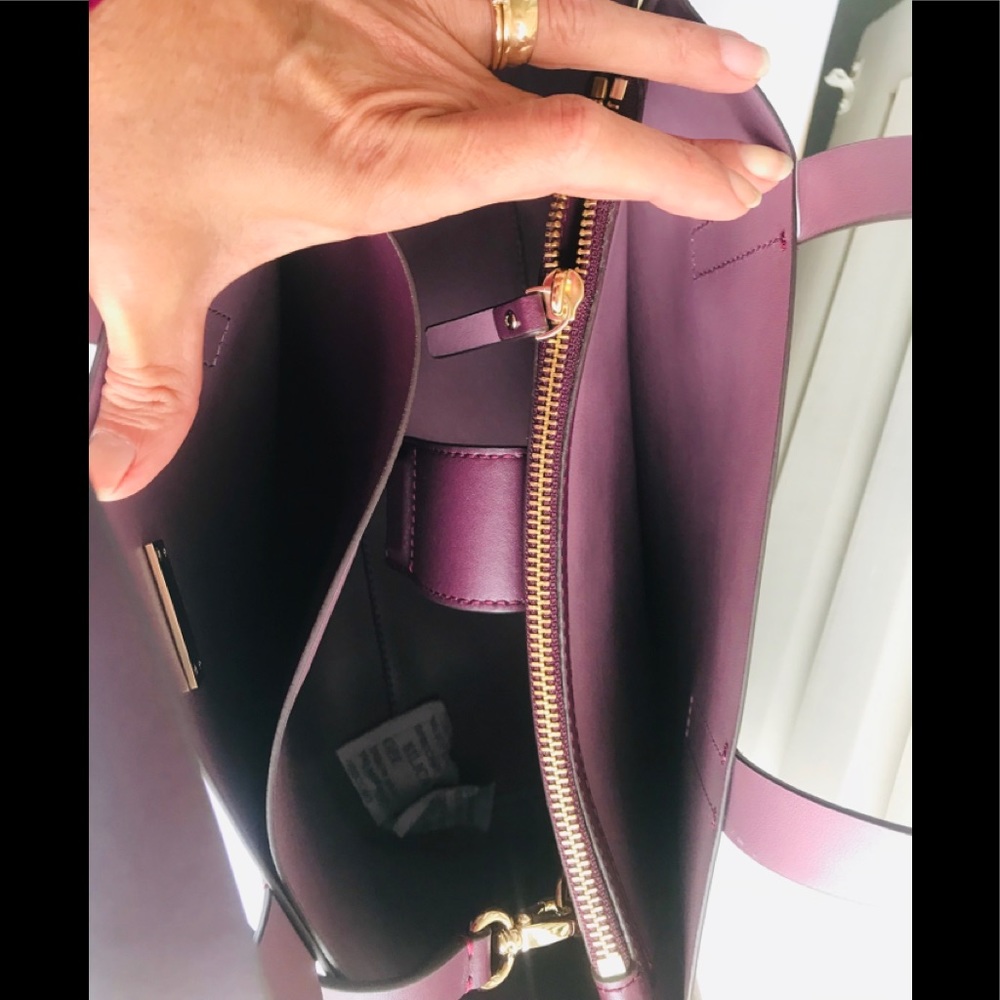 NWT Kate Spade Nelle Crossbody/shoulder Bag. Plum - Picture 4 of 6